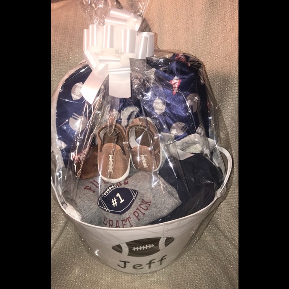 Baby boy gift set minky blanket and more